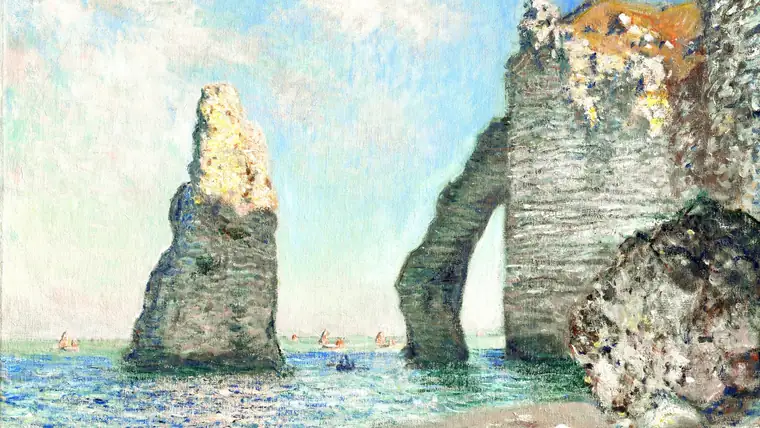 Claude Monet Etretat 1885