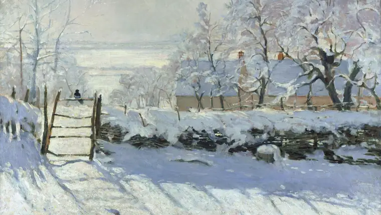 Claude Monet The Magpie 1868