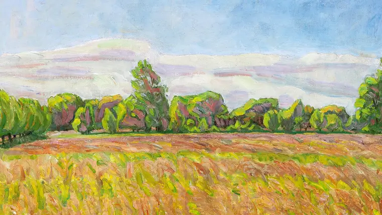 Niels Larsen Stevns Grass on a meadow between 1882 and 1941